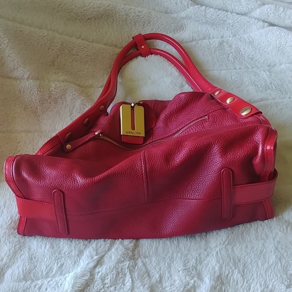 Wanlima red leather purse - Picture 4 of 8